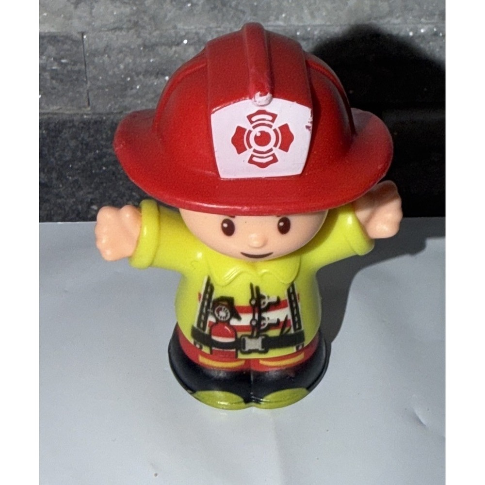 Fisher-Price Little People Firefighter Girl Figure 2016 Woman Emergency